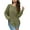 Green, variant on XMMSWDLA Women Crewneck Long Sleeve Knitted Sweater 2024 Soft Solid Pullover