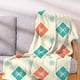 thumbnail image 3 of Puntoco Manta estampada de franela navideña, nueva manta para la siesta en la oficina, manta de vellón, manta para las piernas, manta cálida para el sofá, 3 of 4