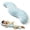 Leopard Blue, variant on Pea Pod Body Pillow for Side Sleeper, Pea Pod Body Pillow for Adults, Long Bolster Hug Pillow with Cooling Fabric, Soft Ergonomic Pillow for Back, Hip & Leg Support