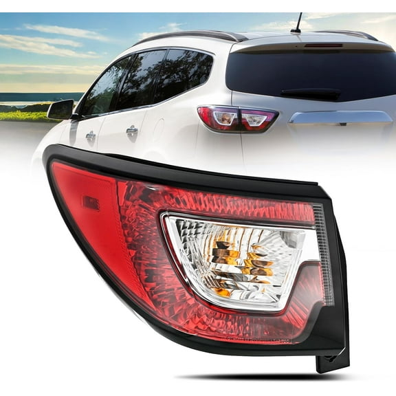 Nilight Taillight Assembly Compatible with 2013 2014 2015 2016 2017 Chevy Traverse Tail Light Replacement OE Style Driver Side with Bulbs