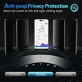 thumbnail image 3 of [2+2 Pack] We Life Compatible with iPhone 14 Plus Privacy Screen Protector with Camera Lens Protector, [9H+ Tempered Glass] [Military-Grade Drop Protection] HD Clear, Anti-Scratch, 3 of 8