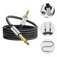 thumbnail image 3 of Cable de audio para guitarra TRS de 3,5 mm a cable TS de 6,5 mm Cable mezclador macho a macho Cable auxiliar, 3 of 5
