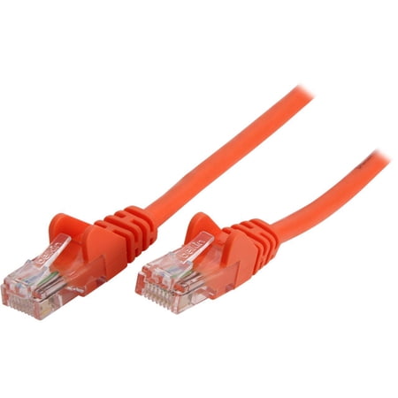 UPC: 0722868125700 | Belkin A3L791-25-ORG-S 25 ft. Cat 5E Orange Patch Cable CAT5e Snagless RJ-45M / RJ-45M