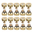 thumbnail image 3 of 60 Pack Brass Misting Nozzles Tees, Dust Control Mist Nozzle Sprinkler for Outdoor Cooling System 0.3 mm, 3 of 7