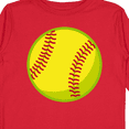 thumbnail image 4 of Inktastic Personalized Softball Boys or Girls Long Sleeve Toddler T-Shirt, 4 of 5