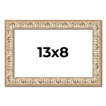 13x8 Frame White Real Wood Picture Frame Width 1.5 inches | Interior Frame Depth 0.5 inches |