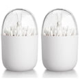thumbnail image 1 of 2X Soporte de Bastoncillo de Algodon, Organizador Pequeno de Almacenamiento de Palillos de Dientes Q-Tips (Conejo), 1 of 5