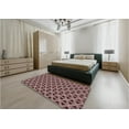 thumbnail image 5 of Ahgly Company Machine Washable Indoor Rectangle Transitional Rose Pink Area Rugs, 5' x 7', 5 of 7