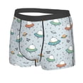 thumbnail image 2 of Daiia Spaceship Men's Underwear Boxer Briefs, Cotton Stretch Moisture-Wicking Underwear-Large, 2 of 9
