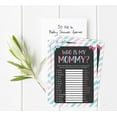 thumbnail image 2 of Inkdotpot My Mommy Name Activity Cards Stripe Gender Reveal Baby Shower 50 Sheets Who Is My Mommy Its A Boy Its A Girl Baby Shower Game, 2 of 6