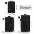 thumbnail image 2 of Maleta plegable extensible Bolsa de equipaje de viaje con ruedas plegable para hombres, 2 of 8