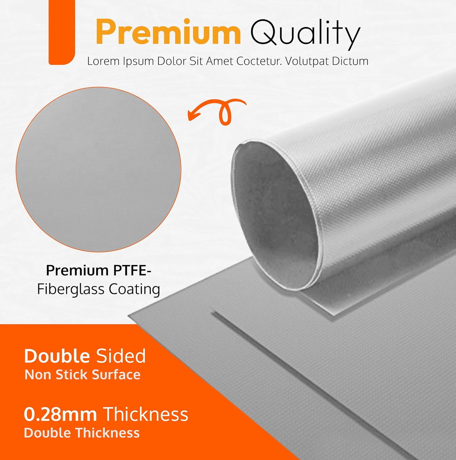 Oven Liners for Bottom of Oven, Silver 17" X 25" - Premium Large Thick Mats, Heavy Duty Liner for Bottom of Electric Range, Gas Range, Microwave, Etc. - Non Stick Teflon Mats (4-pack)