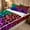 Blue Red, variant on Erosebridal Red Black Leopard Stripe Art Zipper Queen Comforter Set with Fitted Sheet and 2 Pillowcases for Men Women, Cheetah Plaid Western Zipper Bedding Set, Reversible, 4-Piece