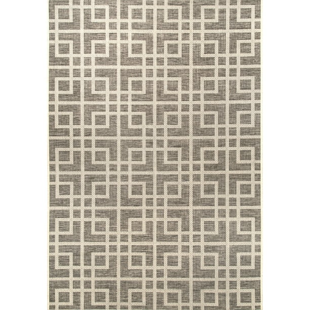 nuLOOM Annevoie Oriental Trellis Indoor/Outdoor Area Rug, 5' 3
