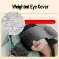 thumbnail image 3 of Weighted Eye Cover Soft Comfortable Elastic Band Fastening Night Travel Weighted Eye Cover Sleeping Eye Cover Light Blocking Eye Cover Adjustable Eye Cover Soft Comfortable, 3 of 7