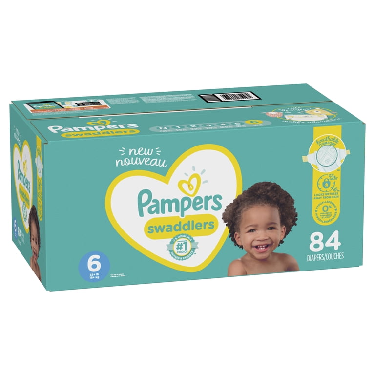 pampers1様 Pampers Swaddlers Diapers, Size S6, 84 Count - ShopRite