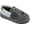 Stormy Grey Fleece/Poly Cotton, variant on Children's Acorn Critter Novelty Moc Slipper Stormy Grey Fleece/Poly Cotton 10-11 M