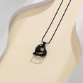 thumbnail image 4 of Red Hummingbird Heart Urn Necklace for Ashes Stainless Steel Cremation Jewelry with Cubic Funerals Memorial Keepsake for Ashes Holder, 4 of 6