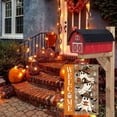 thumbnail image 4 of Sm:)e Welcome Ghost Bat Pumpkin Halloween Garden Flag 12 x 18 Inch, Double-Sided Printing, Outdoor Welcome Decor for Yards, 4 of 7