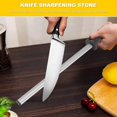 thumbnail image 4 of 17Inch 600 Kitchen Grit Diamond Knife Sharpener Sharpening Steel Rod Stone, 4 of 5
