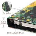 thumbnail image 4 of PU Leather Photo Album with Self-Adhesive Pages Scrapbook DIY Picture Holds 20+ Sheets Cats in Sunflowers Garden, 4 of 9