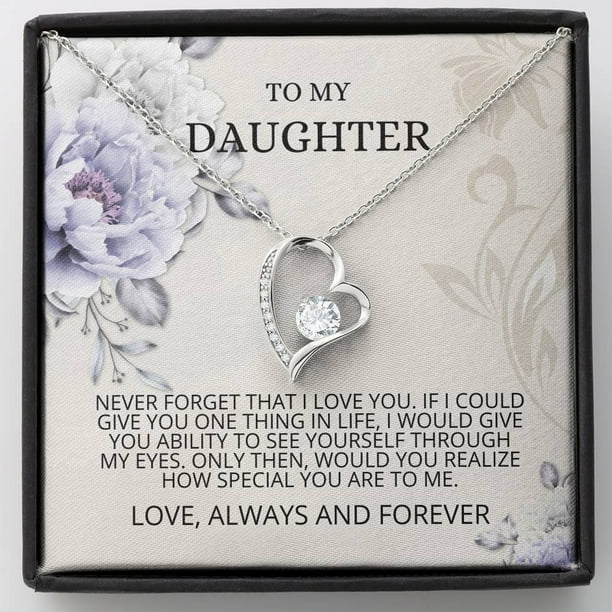 ShineOn Fulfillment Daughter, Never Forever Love Necklace