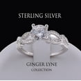 thumbnail image 5 of Engagement Ring Sterling Silver Cz Versia Filigree Womens Ginger Lyne Collection, 5 of 5