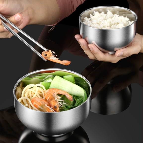LOLIPPYY 304 Stainless Steel Soup Bowl for Meal Serving 1Pack