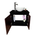 thumbnail image 2 of Mueble Gabinete para Baño con Lavamanos Y Monomando 05 (Negro Mate/WENGUE) DECOMOBIL GABINETE 05, 2 of 4