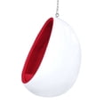thumbnail image 5 of Fine Mod Imports Egg Hanging Chair, White, 5 of 5