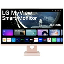 LG 27" Monitor Full HD IPS MyView Smart Monitor with webOS and Built-in Speakers, Pink, 27SR50F-P