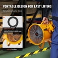 thumbnail image 4 of Ventilador portátil industrial VEVOR 350W 1942CFM 25cm, 4 of 8