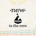 thumbnail image 4 of Inktastic New to the Crew Newborn Girls Baby Dress, 4 of 5
