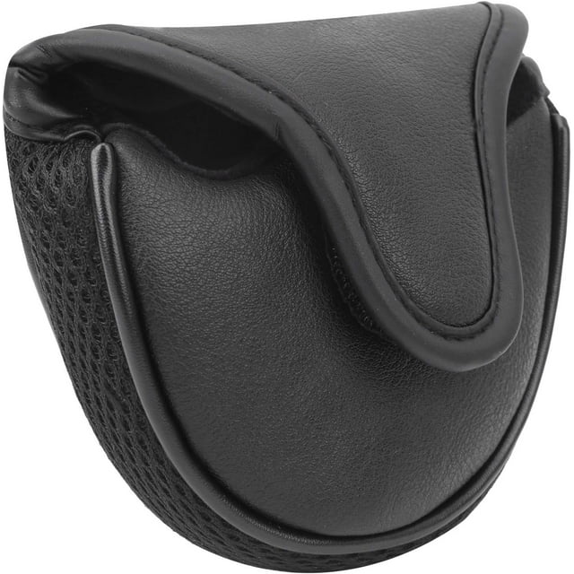 ZOUSSIQI Housse de Putter Maillet avec Fermeture Magnétique Forte Protection de Putter de Golf Housse de Tête Demi-Cercle en Cuir PU Accessoire Imperméable CA919-53471