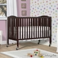 thumbnail image 4 of Dream On Me Folding Full Size Convenience Crib, Espresso, 4 of 6