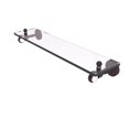 thumbnail image 1 of Allied Brass Pacific Grove Collection 16 Inch Glass Shelf with Twisted Accents - Antique Bronze, 1 of 1