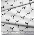 thumbnail image 2 of Soimoi Cotton Poplin Fabric Great Dane Dog Print Fabric by Yard 42 Inch Wide, 2 of 3