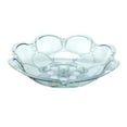 thumbnail image 1 of 1pc Household Plastic Food Plate Salad Plate Bowl Snack Container for Home (Sky-blue Small), 1 of 8
