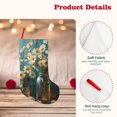 thumbnail image 4 of Salouo Delicate White Daisy Jars Print Christmas Decorations Stockings 1 Pack 18'' Xmas Stockings Holiday Stocking Personalized Farmhouse Decor for Home Family Party Tree, 4 of 7