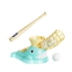 thumbnail image 3 of Máquina de lanzamiento para niños, juego de béisbol semiautomático, entrenador de béisbol para niños, béisbol 3 pelotas de béisbol, 3 of 9
