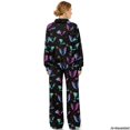 thumbnail image 2 of Glofpot Women Turtleneck 2 Piece Outfit, Sweatshirt Matching Lounge Sets Mock Neck Tracksuit Wide Leg Sweatpants, Women Everyday Loungewear, Drawstring Sportswear, Matching Lounge Sets, Gothic Bat, 2 of 7