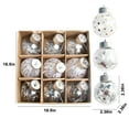 thumbnail image 3 of Puntoco Bola De Navidad Bola De Atmósfera Árbol De Navidad Bola Colgante Juego De Vacaciones (9 Piezas) Tipo A,Decoración Hogareña, 3 of 6