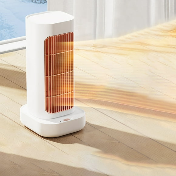 Wzzjkit Space Heater Shaking Small Sun Energy-saving Intelligent Electric Heater Upgraded Small Desk Heater with Overheat Protection for Bedroom, Office Indoor Use Portable Heater