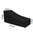 thumbnail image 3 of El salón del jardín al aire libre cubre el material durable de la fibra de poliéster de la cubierta impermeable Los 210x75x80x40cm kusrkot Cubierta de salón, 3 of 8