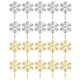 thumbnail image 1 of 40pcs copo de nieve topper chupcake topper topper pastelas decoraciones de pastel, 1 of 7