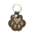 thumbnail image 1 of Pet Hair Keepsake, Paw-Shaped Leather Memorial Keyring for Dogs/Cats, Fur Storage Pendant, 1 of 7