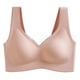 thumbnail image 2 of Sujetador sin costuras Sport Yoga Running Hacer subir Vest Underwire Soft Sleep Ropa interior de mujer, Beige, M Vogacara AP001300-05B, 2 of 7