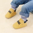 thumbnail image 2 of Biekopu Baby Boy Shoes, Soft Sole Non-slip PU Leather First Walking Shoes Flats Indoor Outdoor Toddler Shoes, 2 of 8
