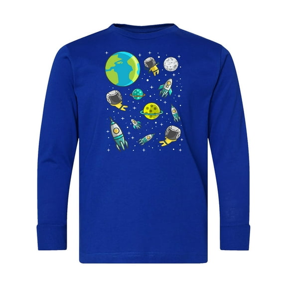 Inktastic Space Rocket Future Astronaut Long Sleeve Youth T-Shirt