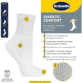 thumbnail image 4 of Women's Diabetes & Circulatory Ankle Socks 4 Pair Pack - Non-Binding, Lightweight Comfort, White,, 4 of 7